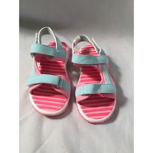 Girls Gymboree Pink & Blue Sandals